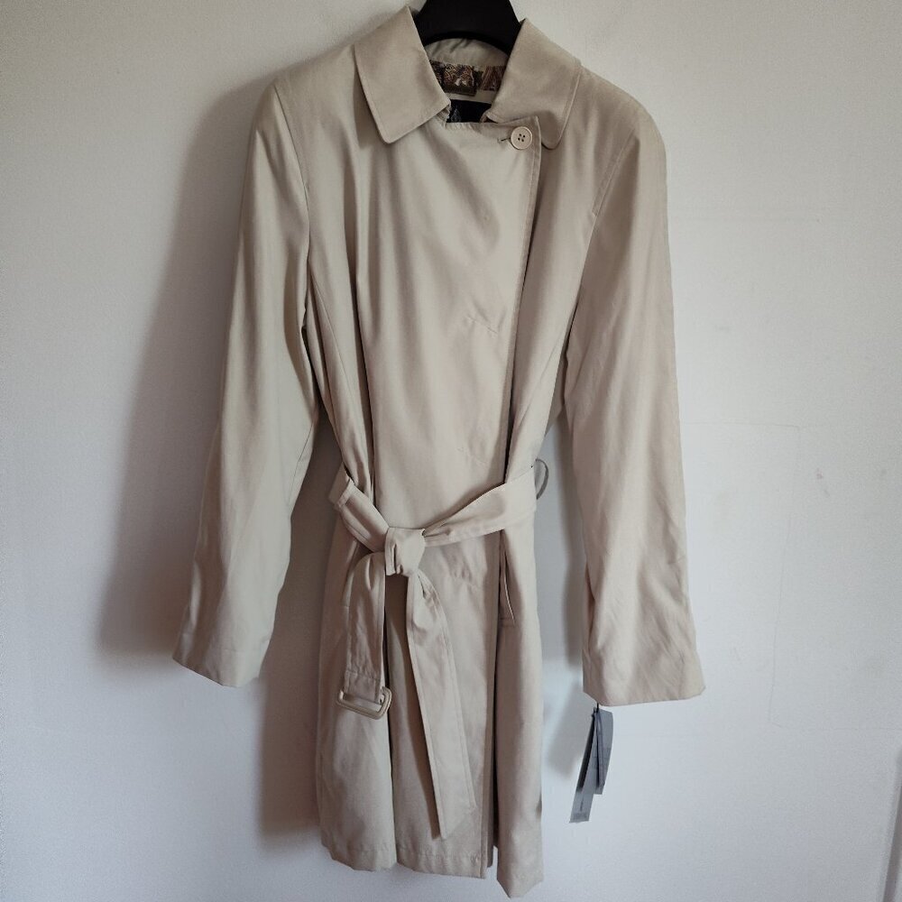 London Fog Light-Khaki Trench Coat